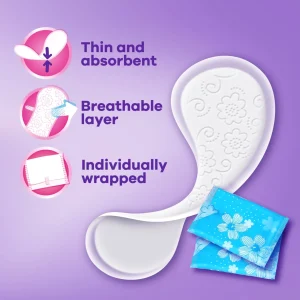 Always Daily Fresh Thin Liners, Regular, Unscented, 120 Count