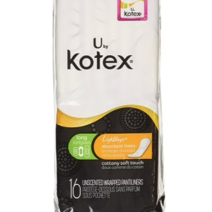 U by Kotex Lightdays Liner, Long, 16 ea