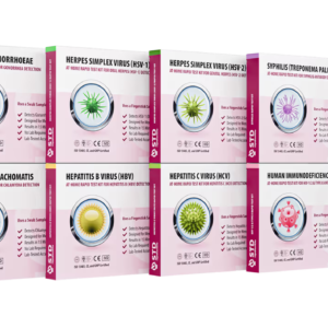 Complete 8-in-1 STD At-Home Rapid Test Kit